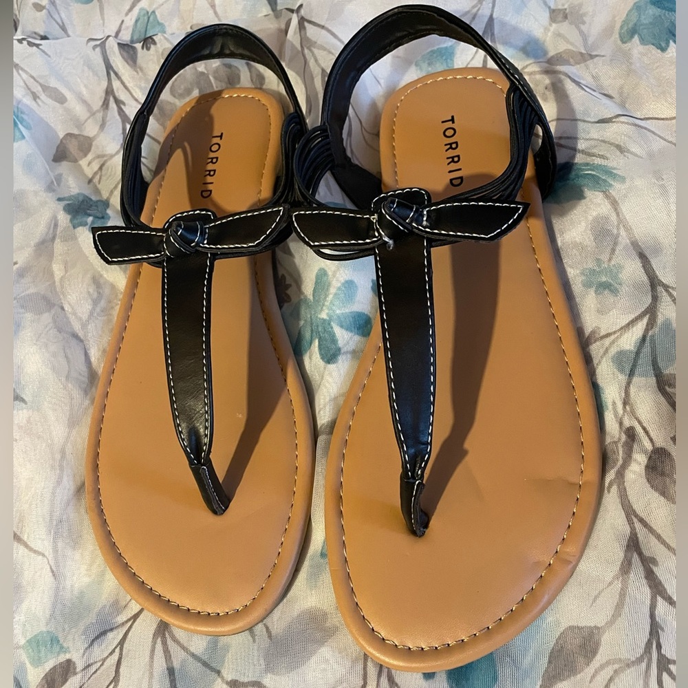 Torrid Elastic Band w/Bow Detail Sandal